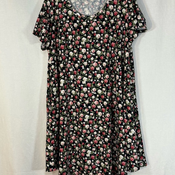 ZENNILO T Shirt Flowy Swing Tunic Dress Pockets - Picture 2 of 6